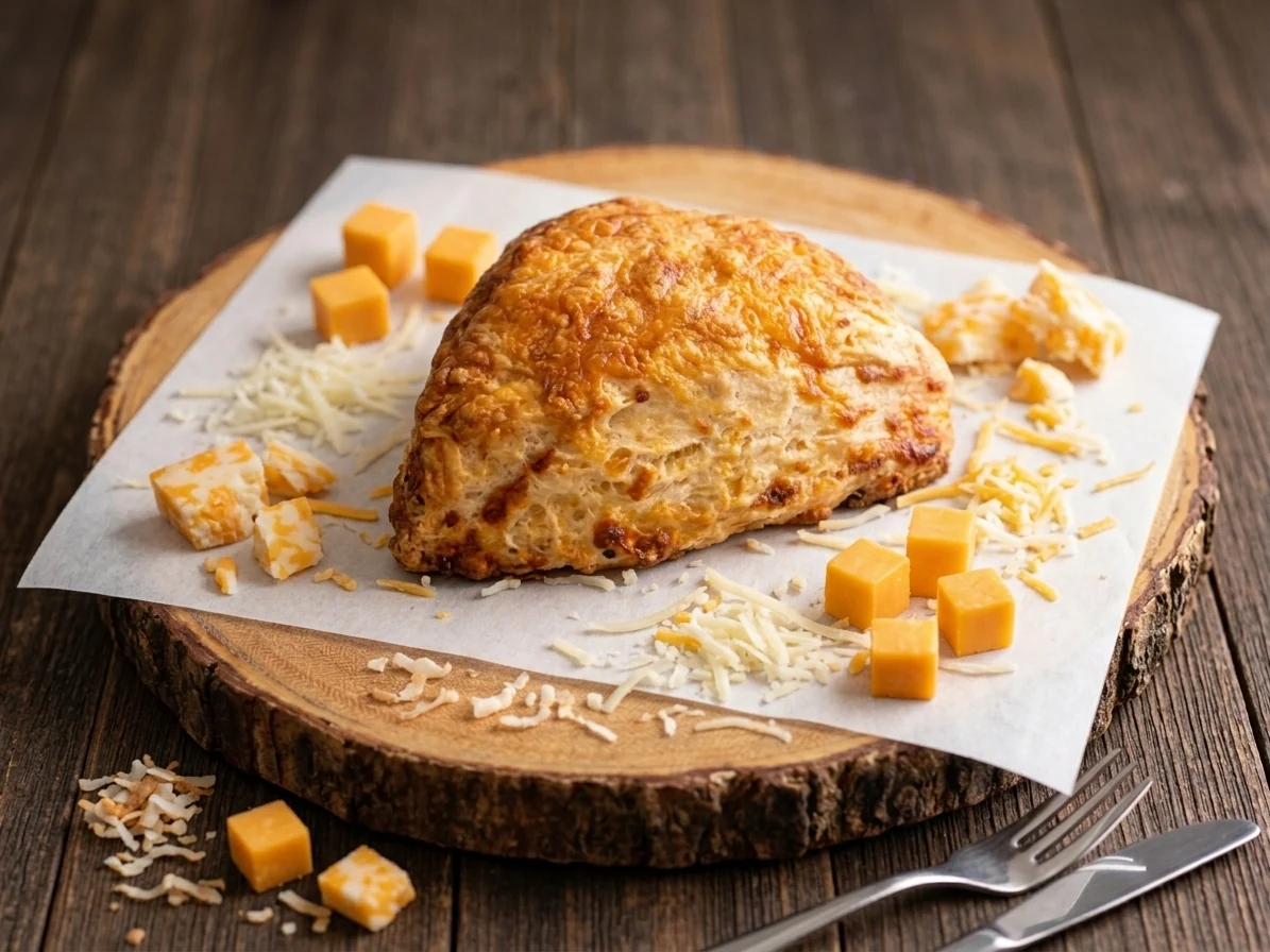 Cheddar onion bannock